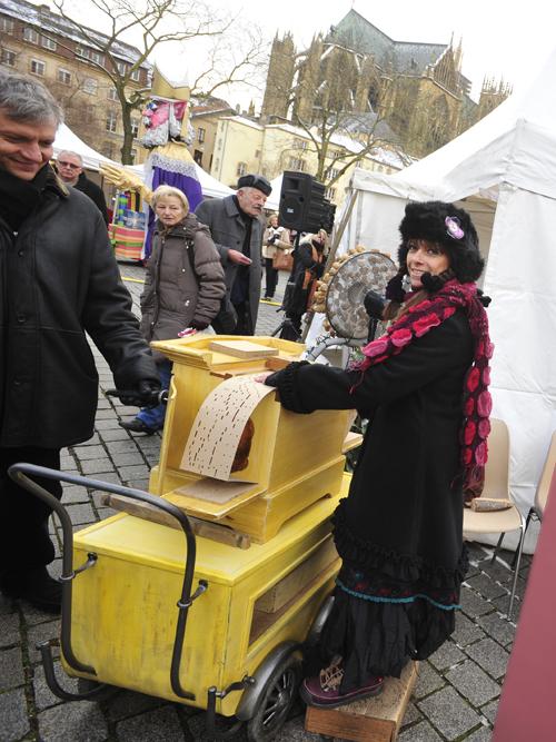 animation du marché de Noël de Metz