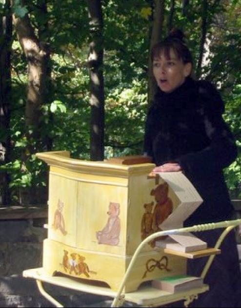 animation à l'orgue de Barbarie en Roumanie