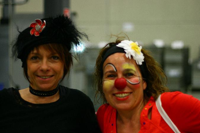 rencontre entre un clown et la Princesse Barouline